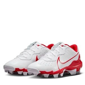 Nike Youth Alpha Huarache 4 Keystone white/red Sz. 4